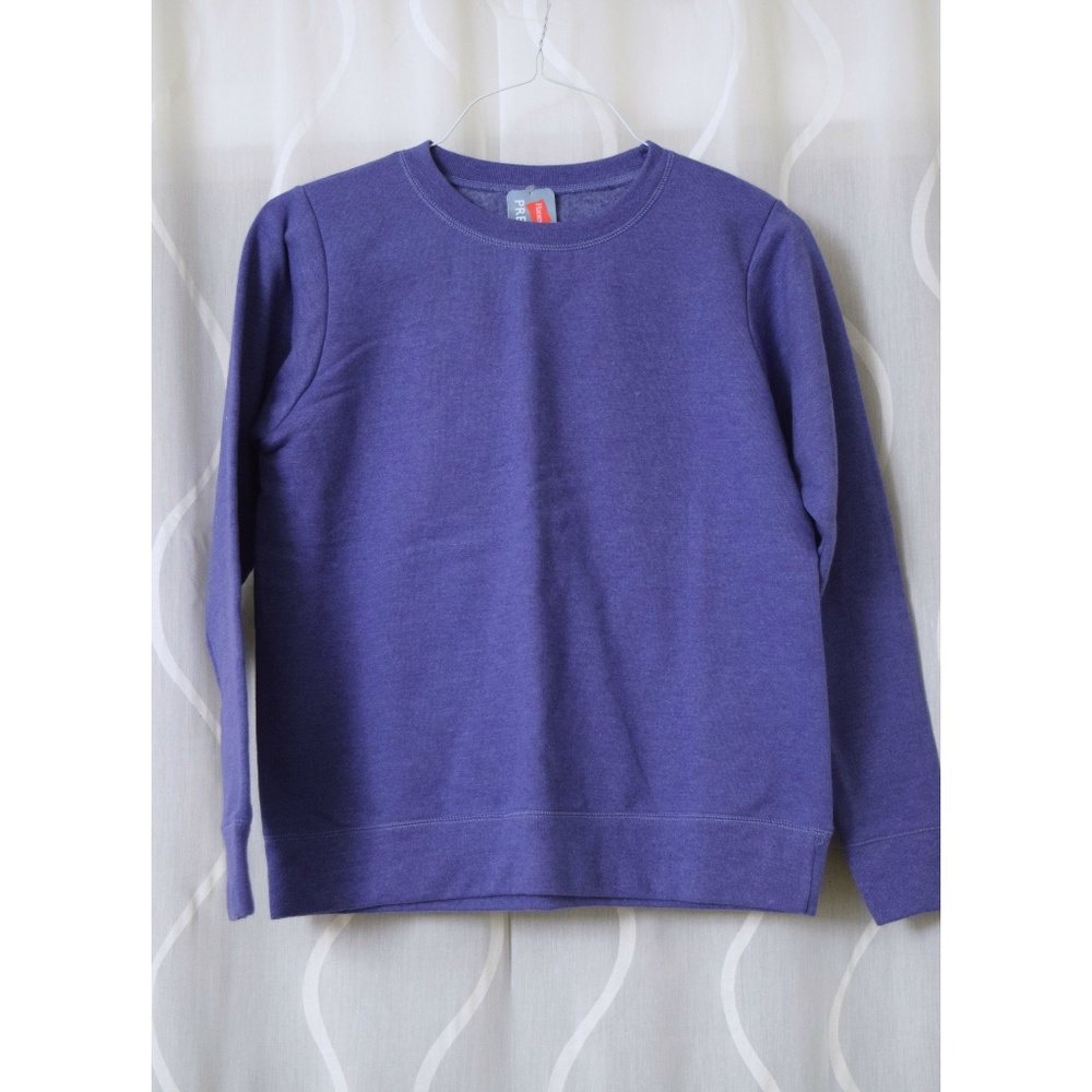 HANES Super Comfy Lavender Crew Neck Sweater